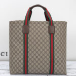 Gucci GG Tender Medium Tote Bag 763287 Dark Coffee